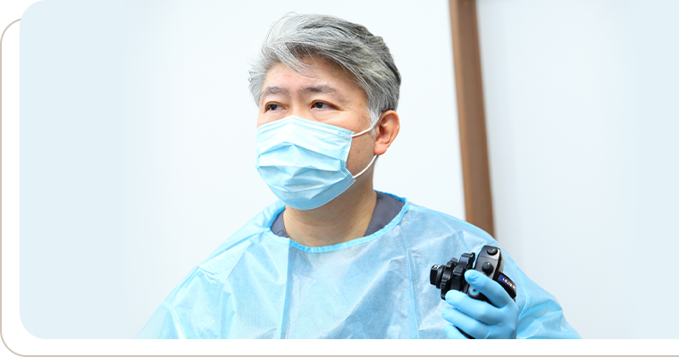 苦痛を抑えた大腸カメラ